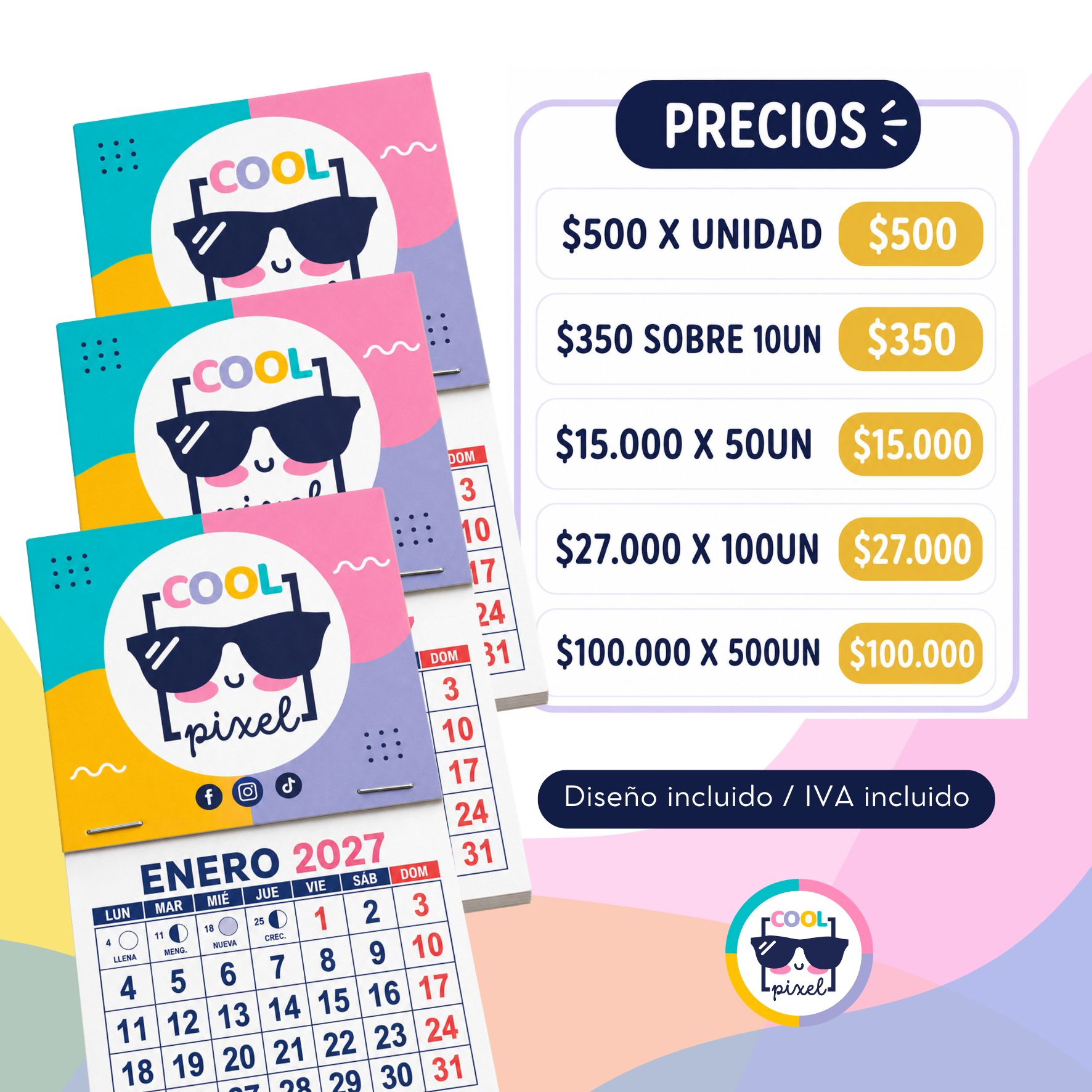 Minicalendarios Imantados